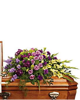 Reflections of Gratitude Casket Spray - Saucha Floral Design