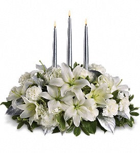 Silver Elegance Centerpiece