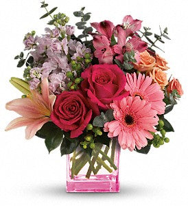 Painterly Pink - Flowers by Sauchas