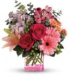 Painterly Pink - Flowers by Sauchas