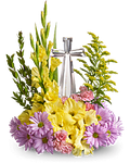 Crystal Cross Bouquet - Flowers by Sauchas