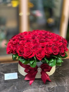 Roses in a Box - Flowers by Sauchas